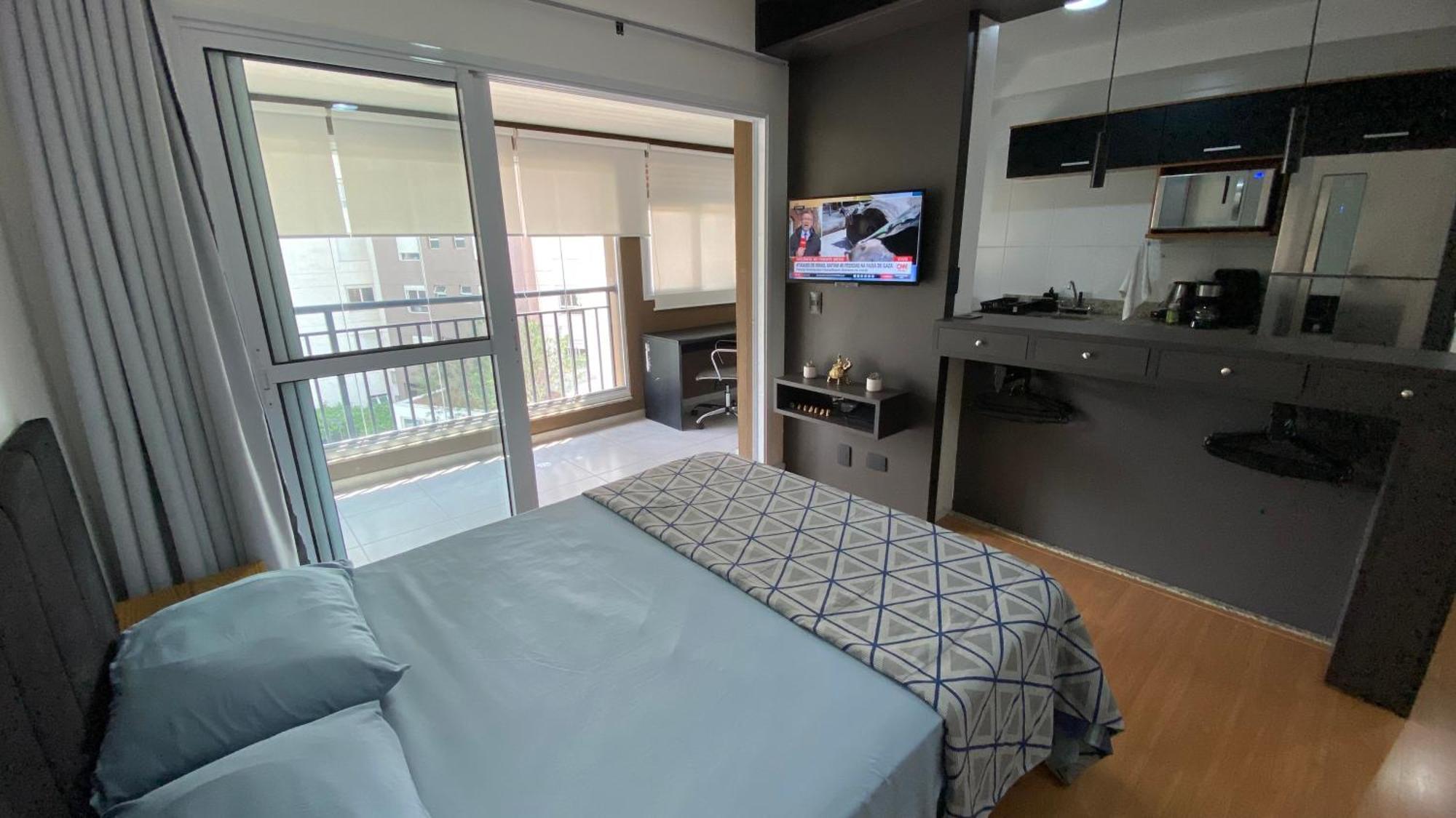 Dream House - Flat Aconchegante Em Alphaville, Estacionamento Gratis, Otima Localizacao! *